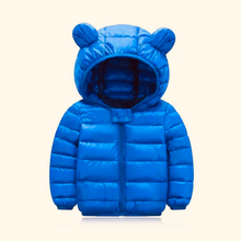 Load image into Gallery viewer, Unisex teddy ear puffer jacket
