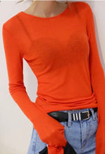 Load image into Gallery viewer, Long sleeve thin t-shirt
