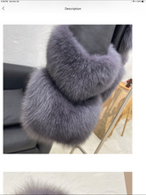 Load image into Gallery viewer, Sheepskin and Fox jacket
