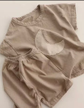 Load image into Gallery viewer, Kids moon lounge pajama set
