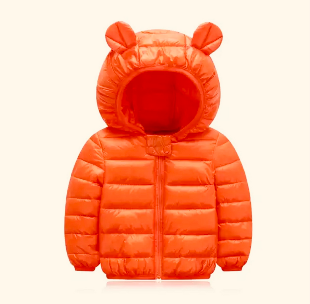 Unisex teddy ear puffer jacket